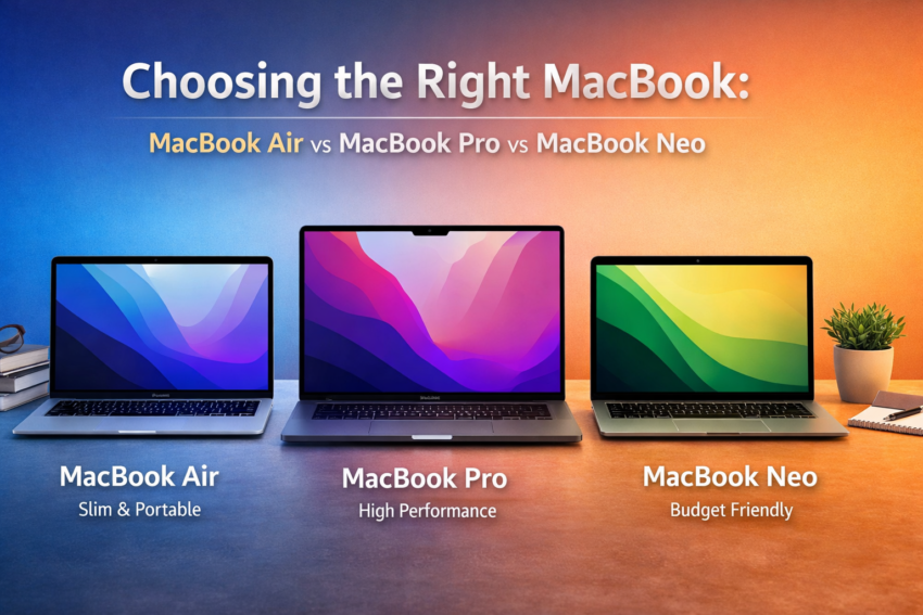 MacBook Pro, Air, Neo