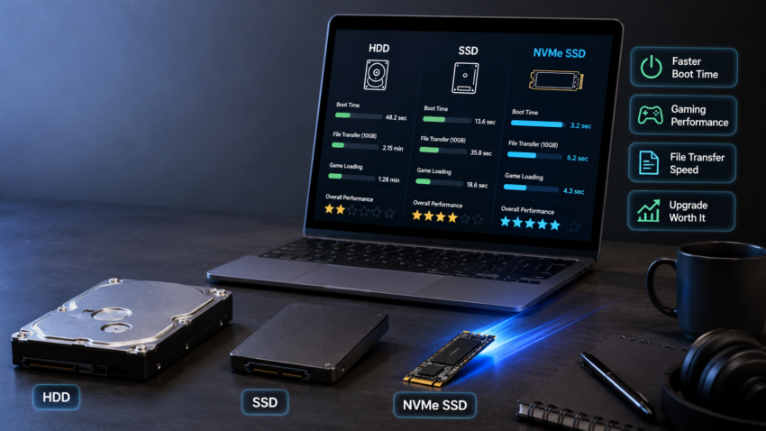 HDD - SSD - NVMe SSD