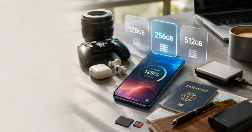 128GB vs 256GB smartphone storage
