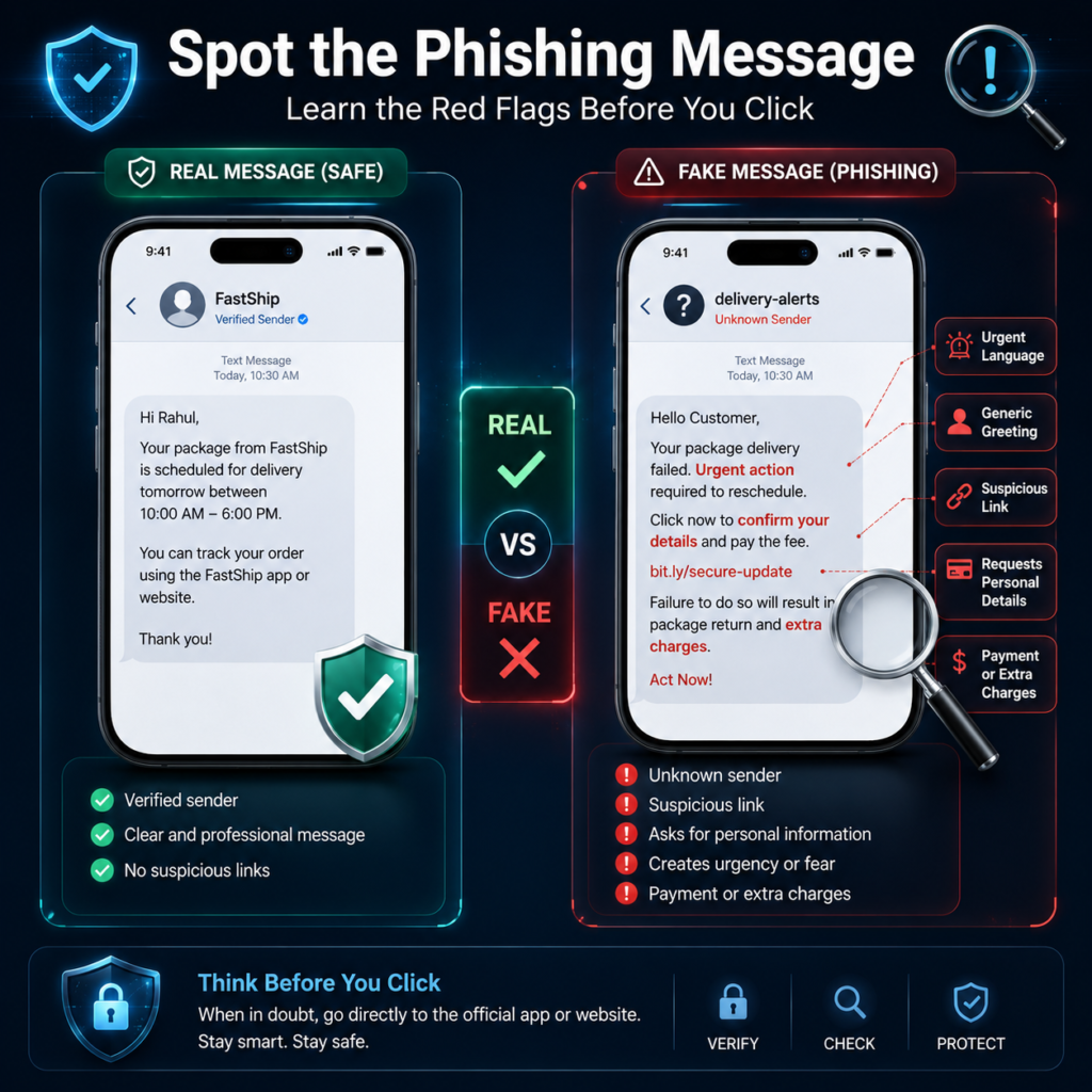 phissing message