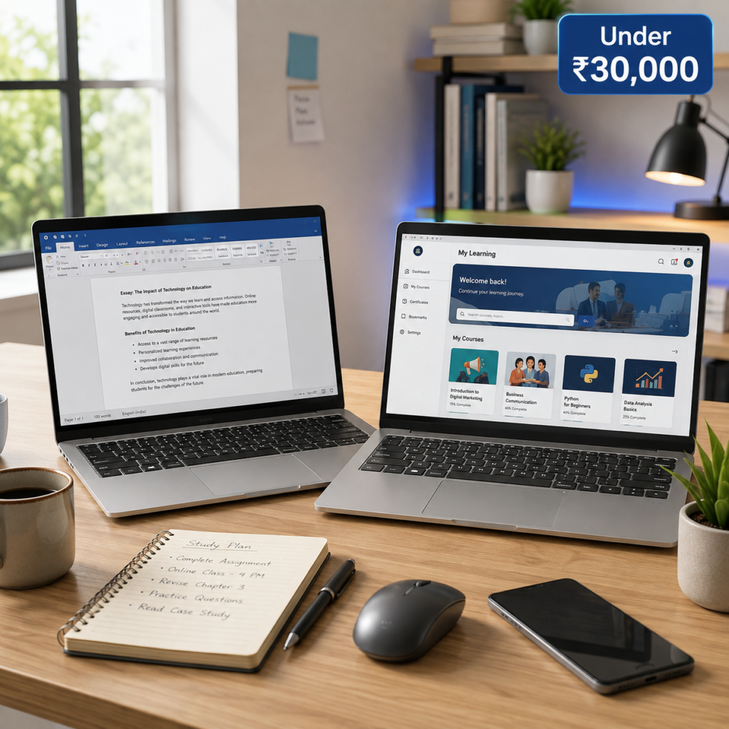 best budget laptops under Rs. 30,000 India