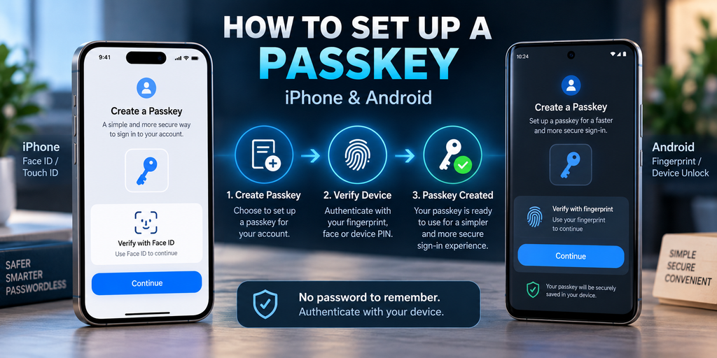 how to setup a passkey